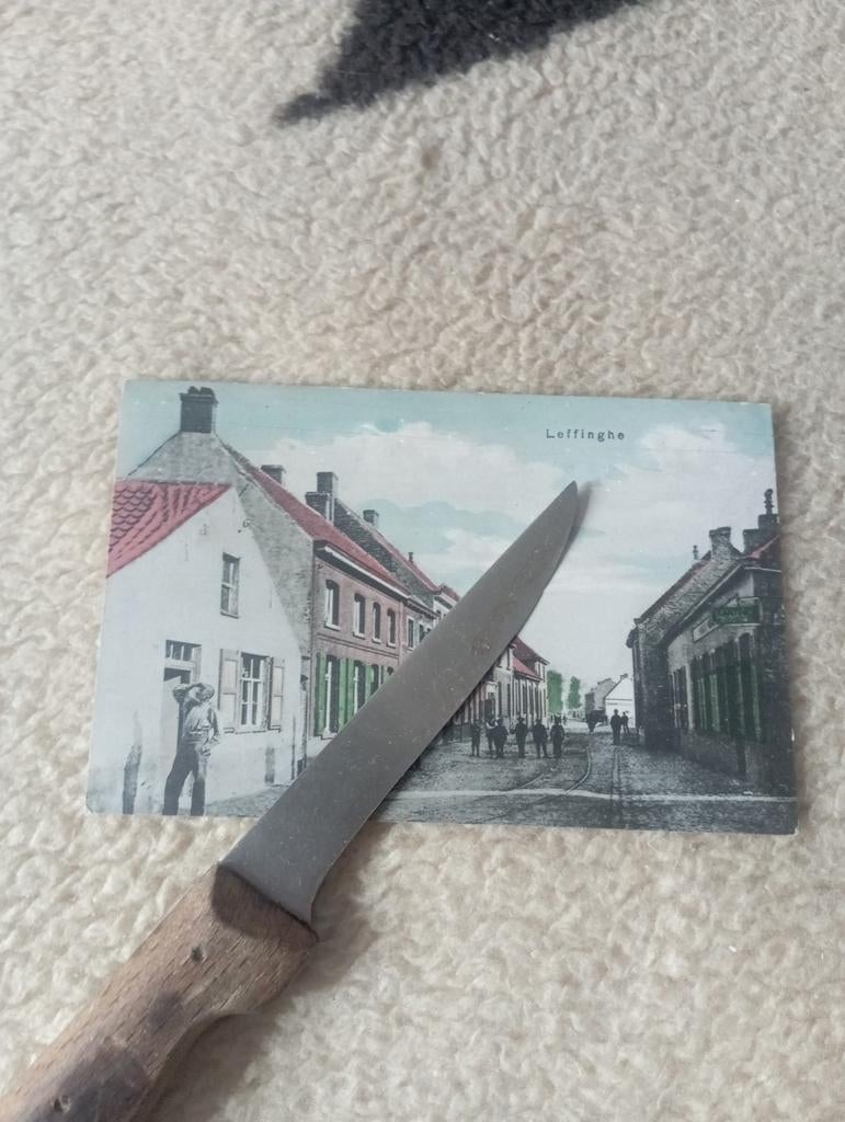 Oude postkaart leffinge, Verzamelen, Ophalen of Verzenden