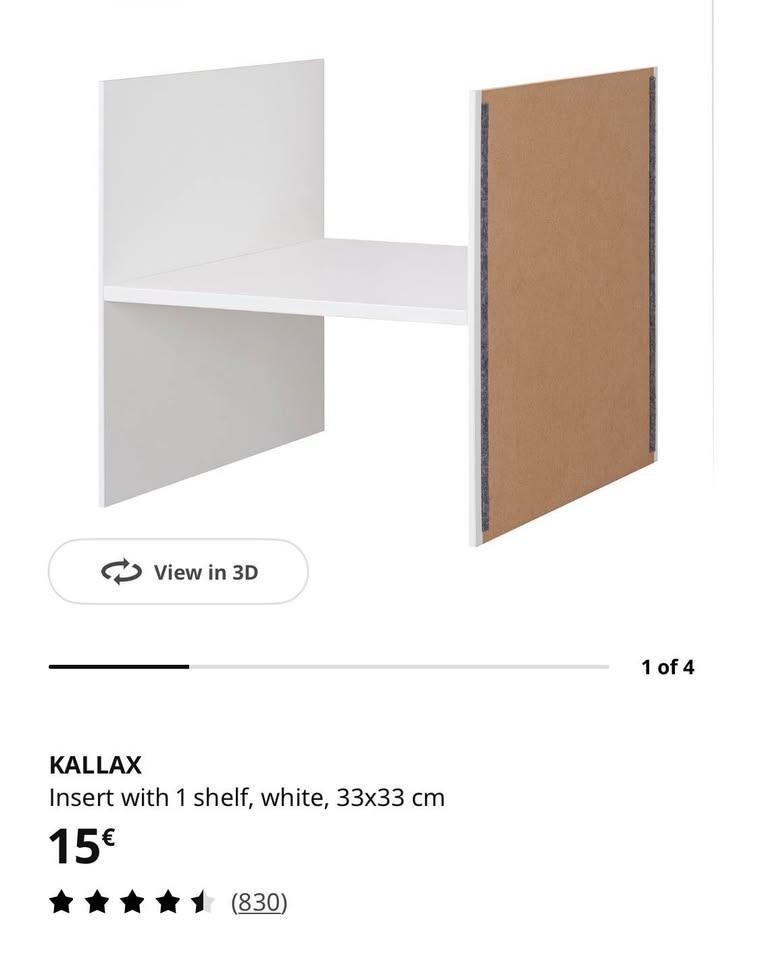 Ikea kallax Inzet  - 7 stuks, Huis en Inrichting, Ophalen, Zo goed als nieuw