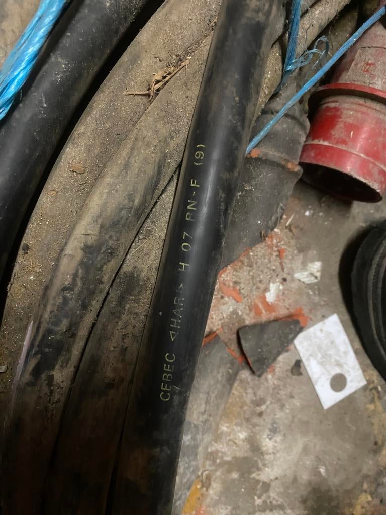 Câble electrique 25M, Bricolage & Construction, Enlèvement, Utilisé, Câble ou Fil électrique