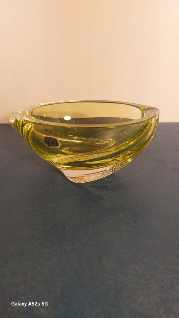 Val Saint Lambert asbak., Antiek en Kunst, Ophalen of Verzenden