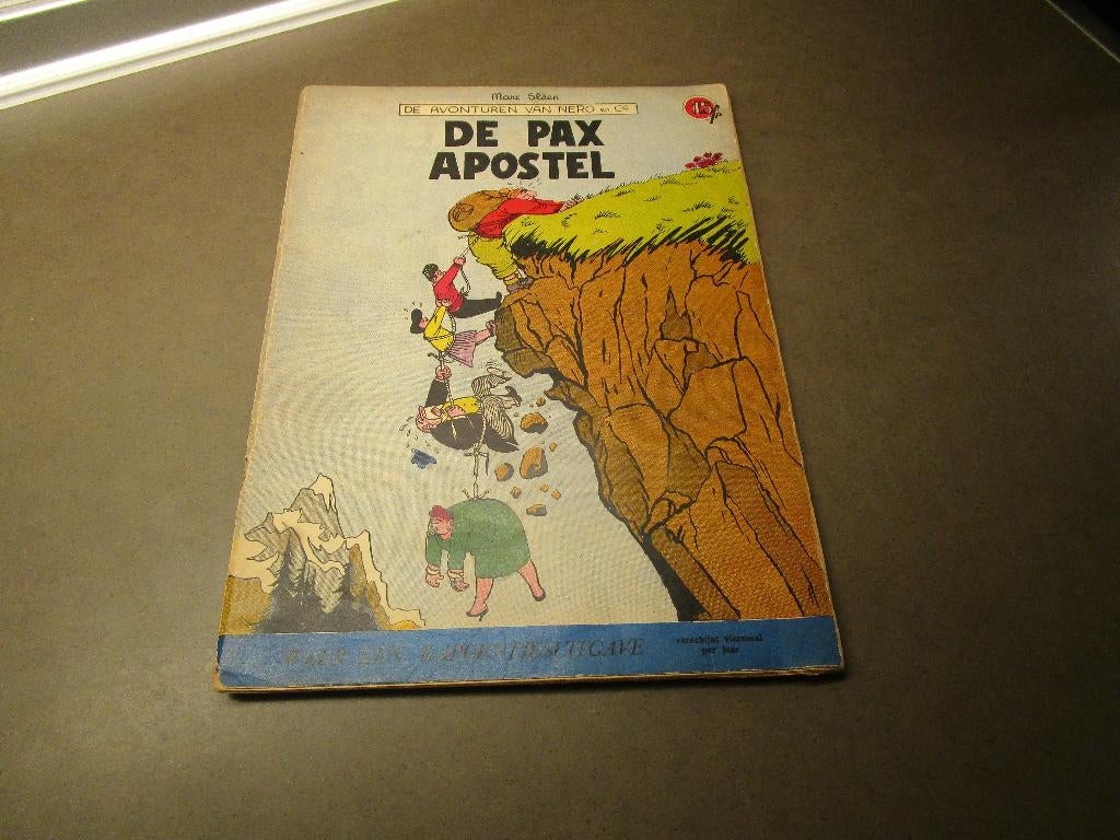 Nero - De Pax-apostel - 1e druk - 1958, Boeken, Gelezen, Marc Sleen, Eén stripboek, Ophalen of Verzenden