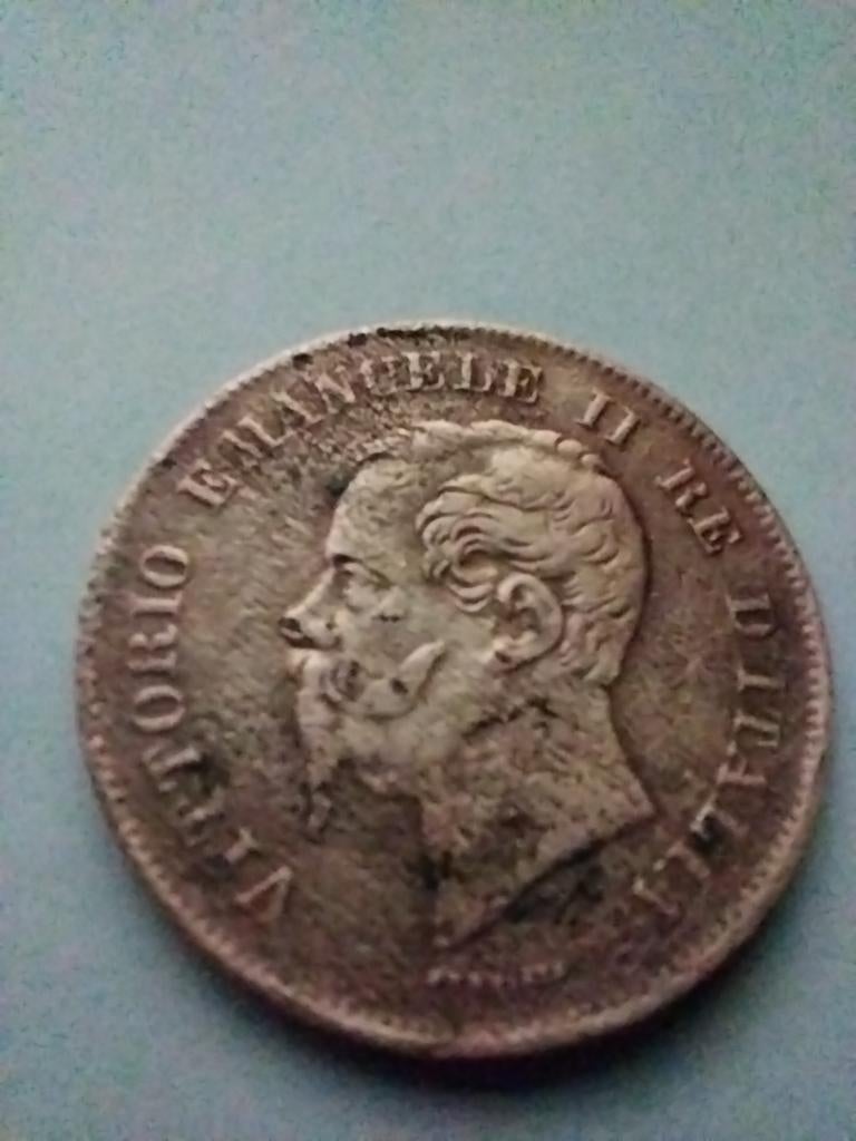 5 CENTESIMI MUNT VAN KONING VICTOR EMMANUEL 1862, Ophalen of Verzenden, Zilver
