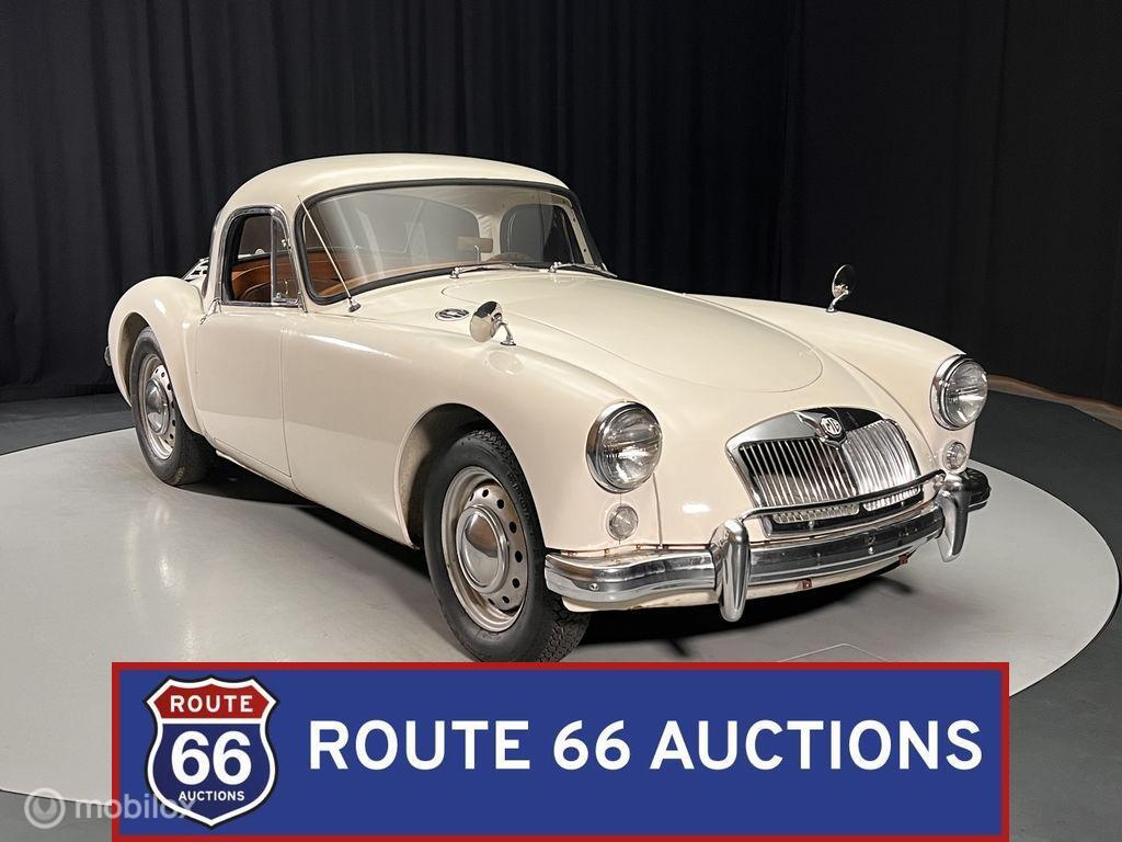 MG MGA Coupe 1500 | 1959 | Route 66 Auctions, Autos, Achat, Entreprise, Boîte manuelle, Autre carrosserie