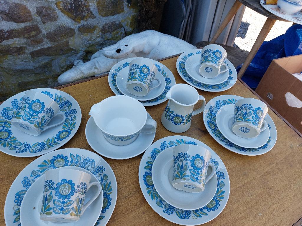 OUDE VINTAGE TOR VIKING NOORWEGEN SERVICE, Antiek en Kunst, Antiek | Servies compleet, Ophalen of Verzenden