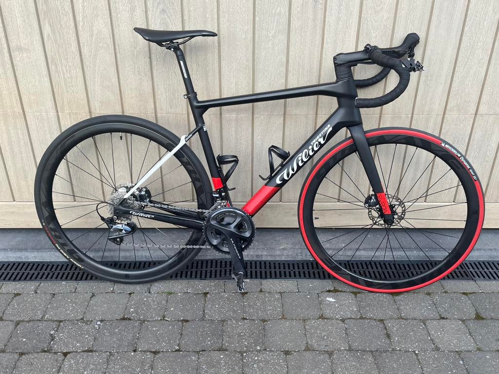 Wilier Garda Ultegra  / WIELSET 9TH WAVE AVALON 38, Fietsen en Brommers, Fietsen | Racefietsen, Ophalen, Gebruikt, Carbon