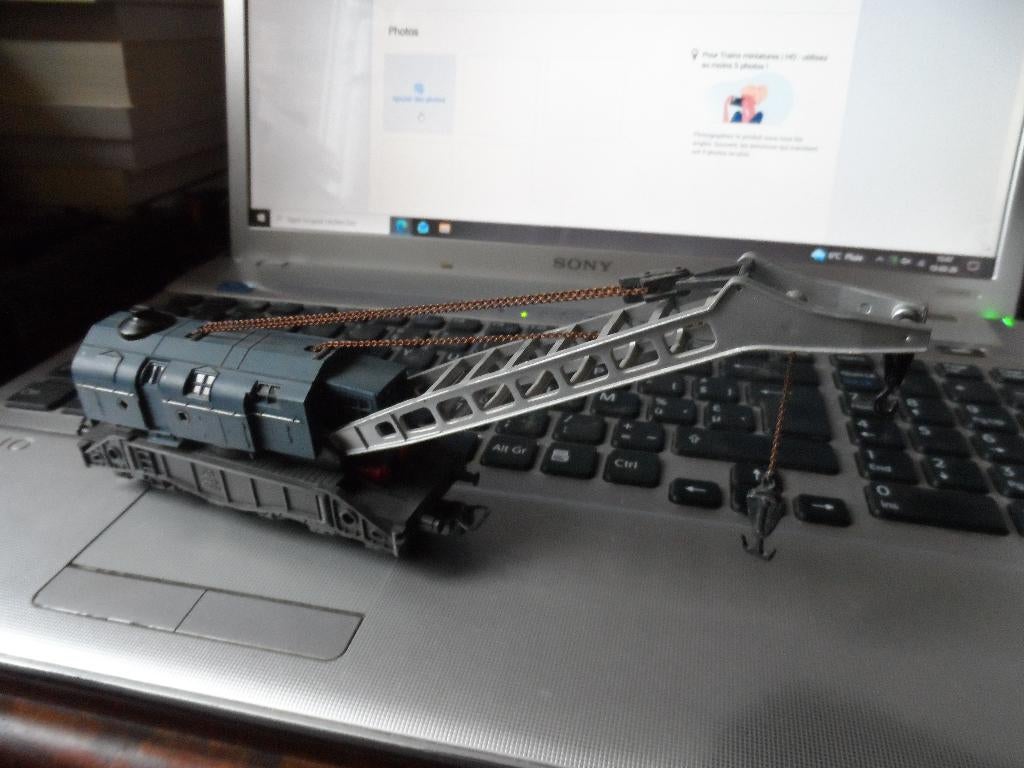 LILIPUT HO Grue pivotante DB ESSEN 734054 (Fonctionnelle), Hobby & Loisirs créatifs, Trains miniatures | HO, Analogique, Enlèvement ou Envoi