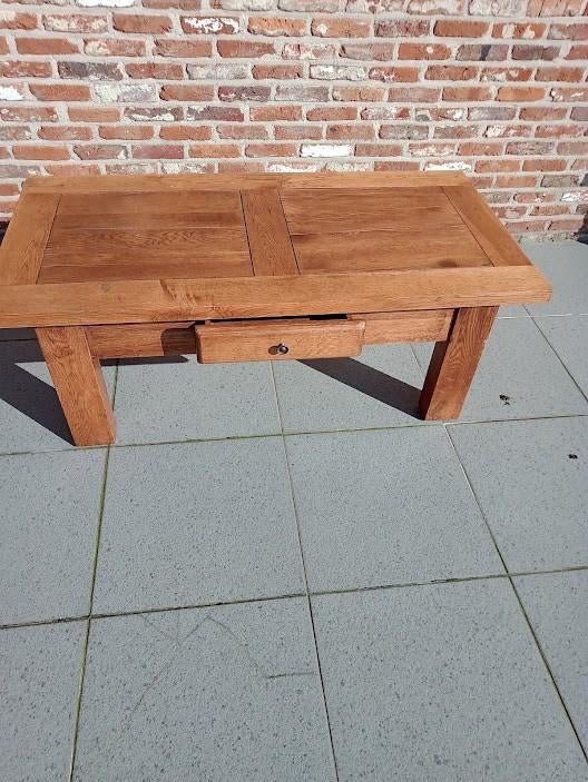 eiken salontafel, Ophalen, Gebruikt, Eikenhout, Landelijk