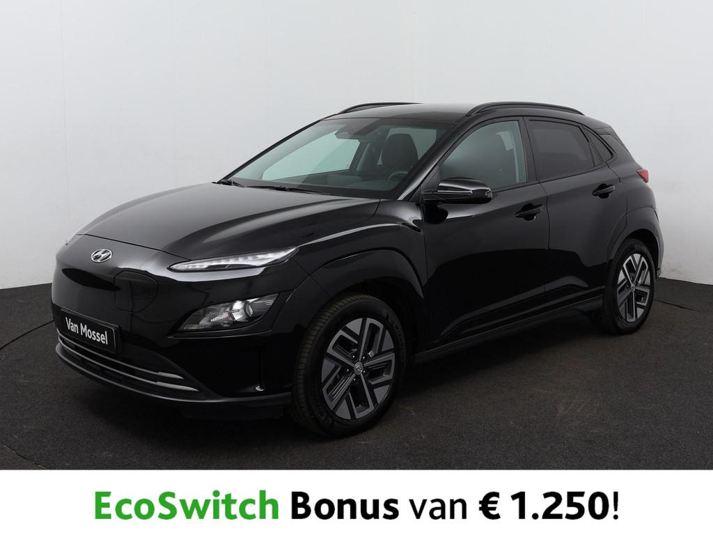 Hyundai Kona EV Fashion 39 kWh | Navi | Cam | ECC | LMV | PD, Stof, Gebruikt, Zwart, 5 deurs