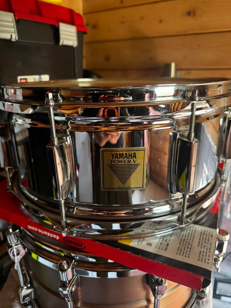 Yamaha power V snare drum, Ophalen, Zo goed als nieuw