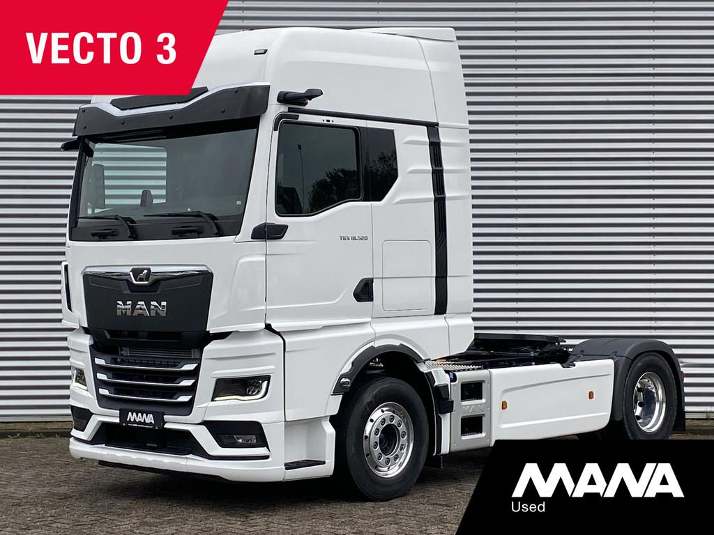 MAN TGX 18.480 480PK 4x2 BL Vecto 3 Stand-Clima CarPlay LED, Auto's, Vrachtwagens, Automaat, MAN, Wit, Bedrijf