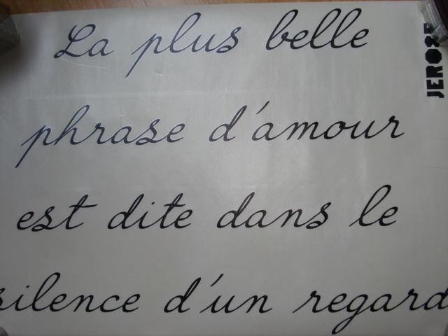 Sticker mural Ambiance La plus belle phrase de l'amour, Envoi, Neuf