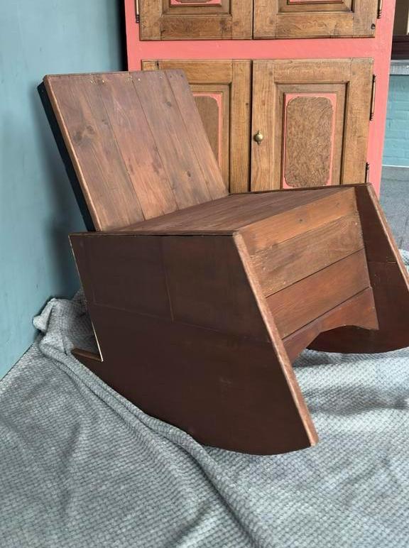 Asturias Rocking Chair, Maison & Meubles, Chaises, Enlèvement ou Envoi, Comme neuf, Brun, Bois