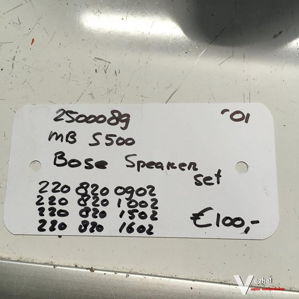 Mercedes S500 5.0 automaat start stop 2001 25000098  Speaker, Ophalen of Verzenden, -, -, -