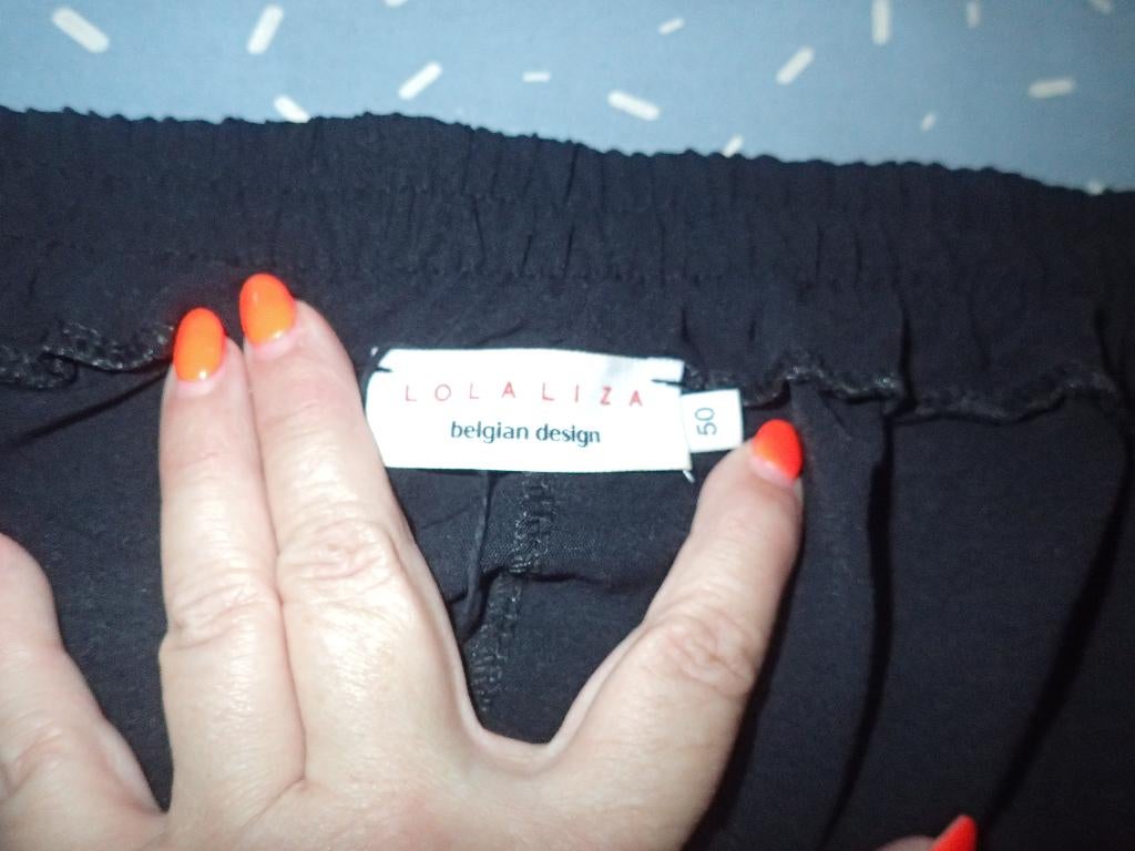 Wijde broek maat 50 ; zwart Lola &Liza, nieuw met label, Kleding | Dames, Broeken en Pantalons, Lola & Liza, Zwart, Maat 46/48 (XL) of groter