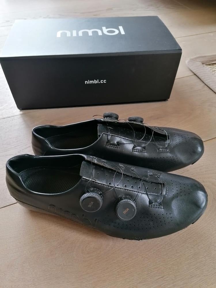 Wielerschoenen Nimbl zwart, maat 45, Heren, Schoenen, Overige maten, Ophalen of Verzenden