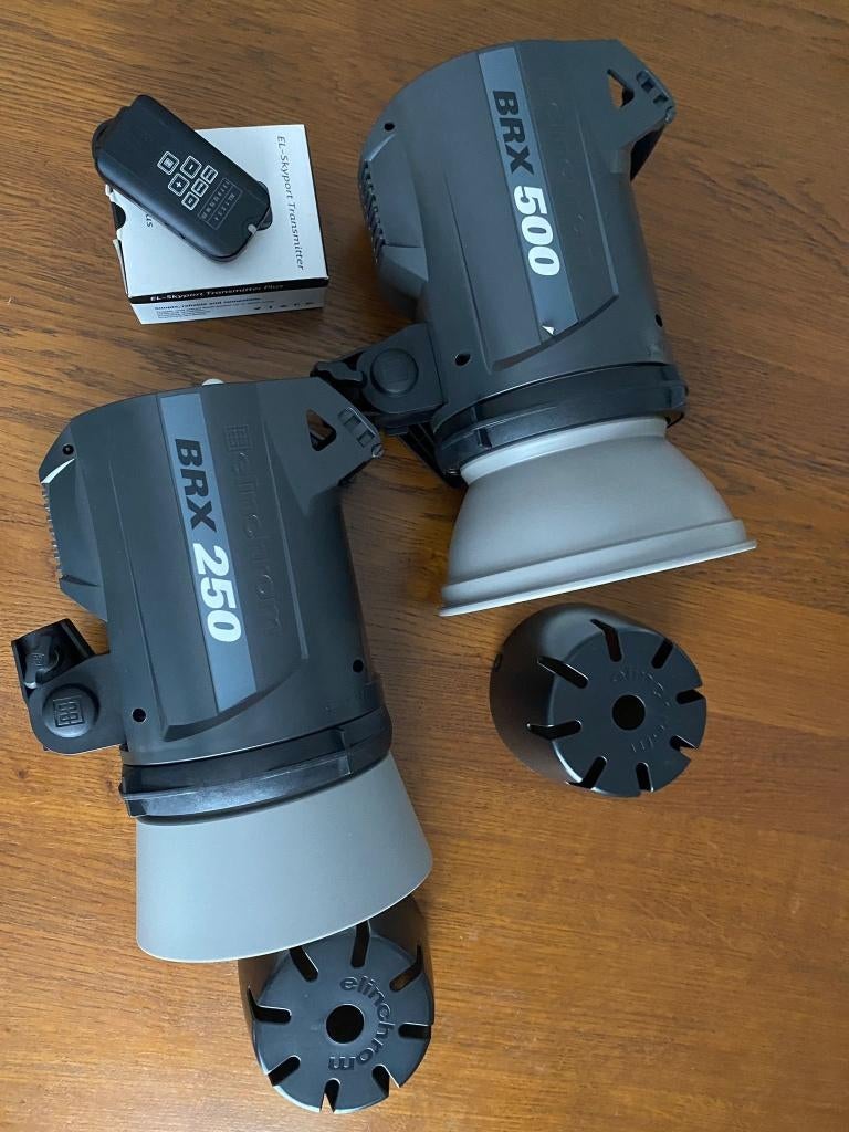 Elinchrom BRX Studioflitsers set, TV, Hi-fi & Vidéo, Enlèvement, Utilisé, Studio photo complet
