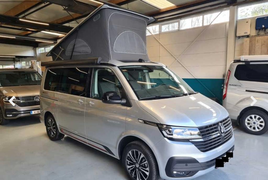 Volkswagen California T6.1 Beach-editie DSG 150, Auto's, Automaat, Leder, Diesel, Particulier