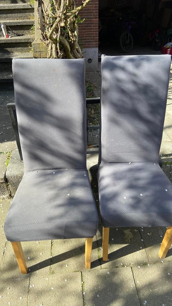 Deux chaises, Maison & Meubles, Chaises, Enlèvement, Utilisé, Gris, Deux