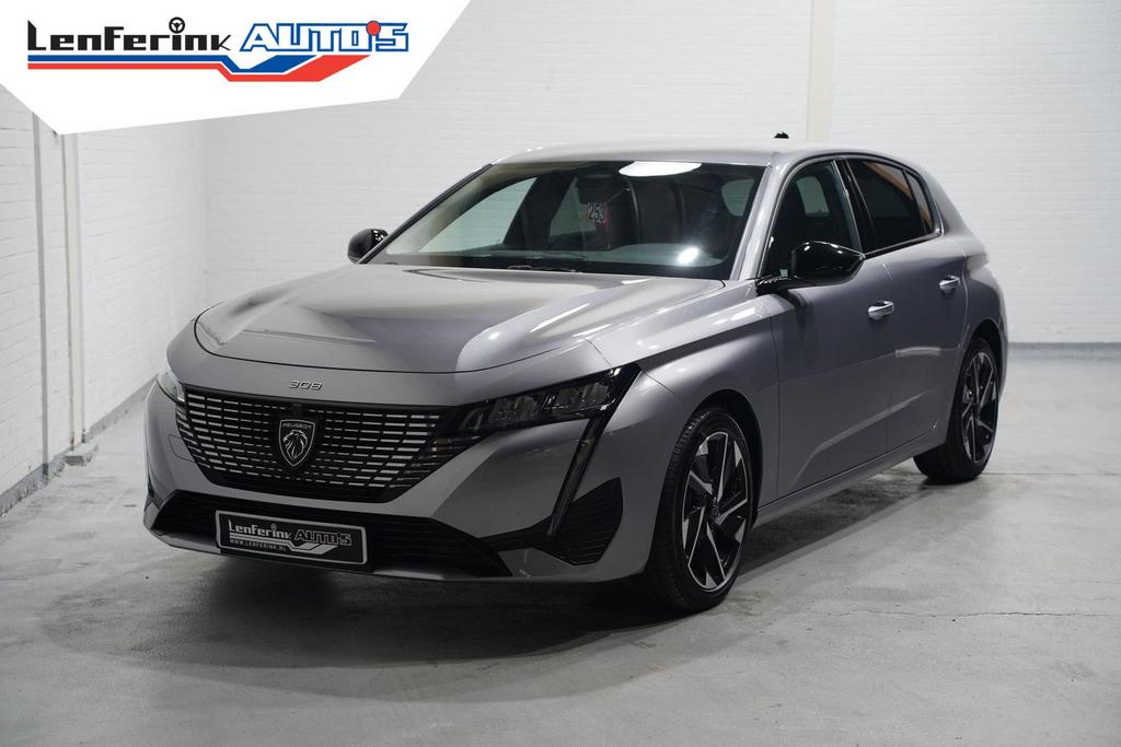 Peugeot 308 1.5 BlueHDi 130 pk Allure Aut. Stoel-/voorruitve, Argent ou Gris, Entreprise, Carnet d'entretien, Noir