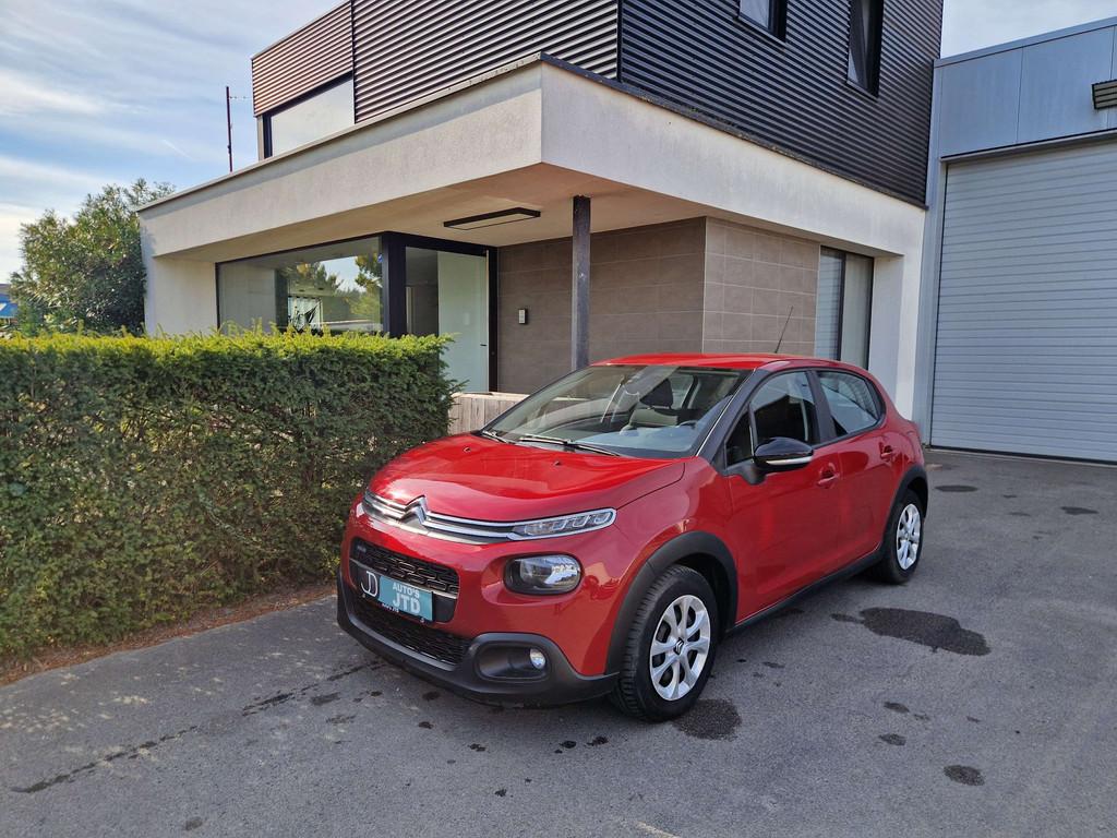 Citroën C3 C3 1.2i PureTech Feel, Autos, Citroën, Rouge, Achat, https://public.car-pass.be/vhr/975e3aea-30ad-49fd-94fc-b22d0bad365d