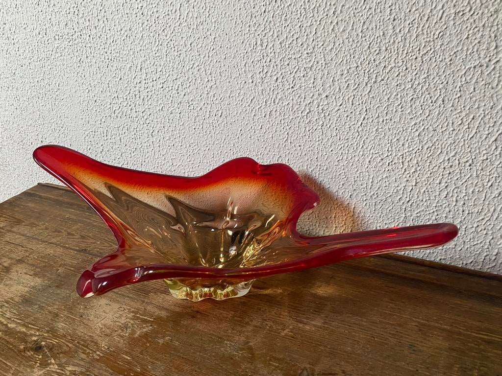 Bol Mureno soufflé à la main, Antiquités & Art, Antiquités | Verre & Cristal, Enlèvement ou Envoi