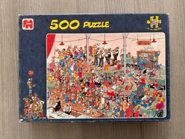 Duits bierfeest Van Haasteren (nr1907a), Ophalen of Verzenden, 500 t/m 1500 stukjes, Gebruikt, Legpuzzel