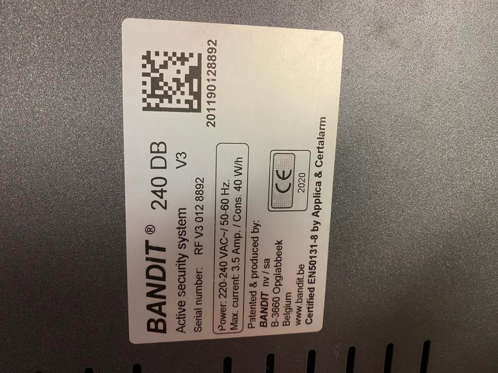 Bandit 240 DB mist generator, Zakelijke goederen, Kantoor en Winkelinrichting | Beveiliging