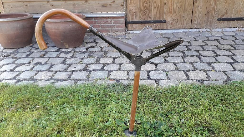 perche pliable, bâton de marche, bâton de chasse, Divers, Bâtons de marche, Enlèvement, Pliable, Utilisé