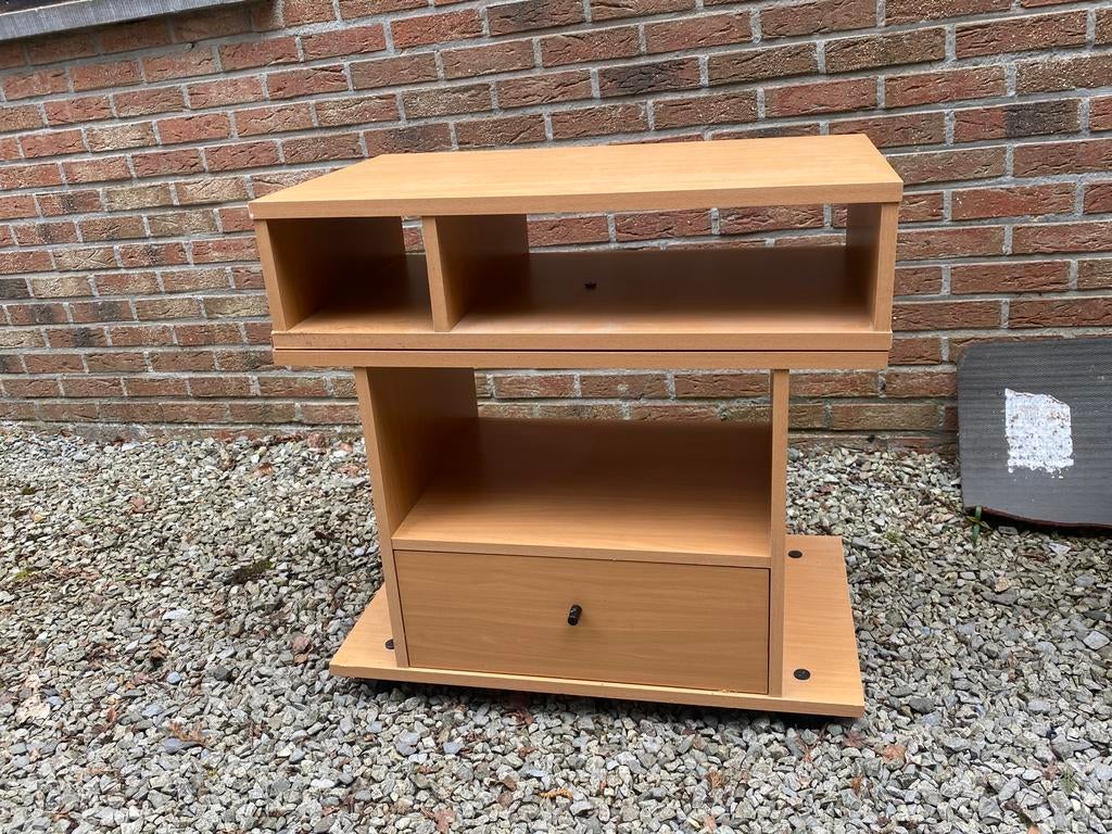 Petit meuble télévision sur roulette, 25 à 50 cm, Moins de 100 cm, Enlèvement, Utilisé