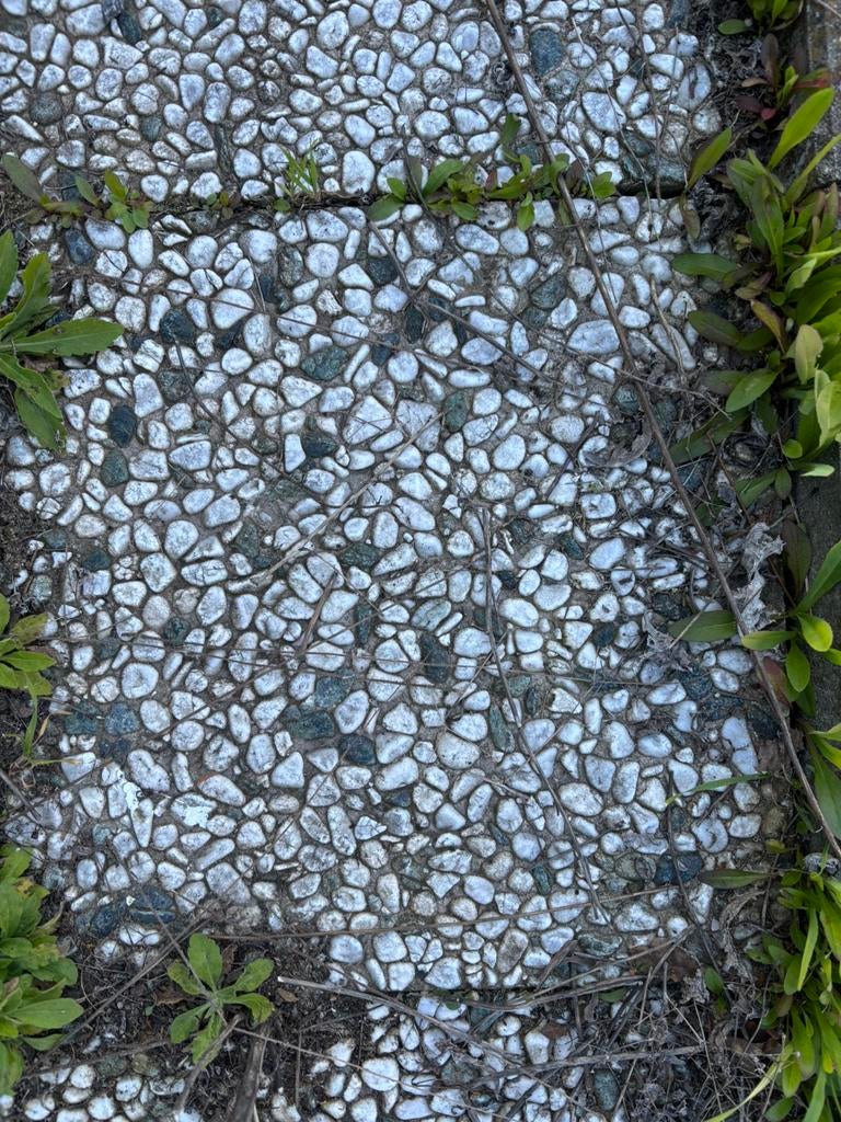 ** GRATIS ** tuintegels / terrastegels / grindtegels, Tuin en Terras, Tegels en Klinkers, Ophalen, Gebruikt, 10 m² of meer, Terrastegels