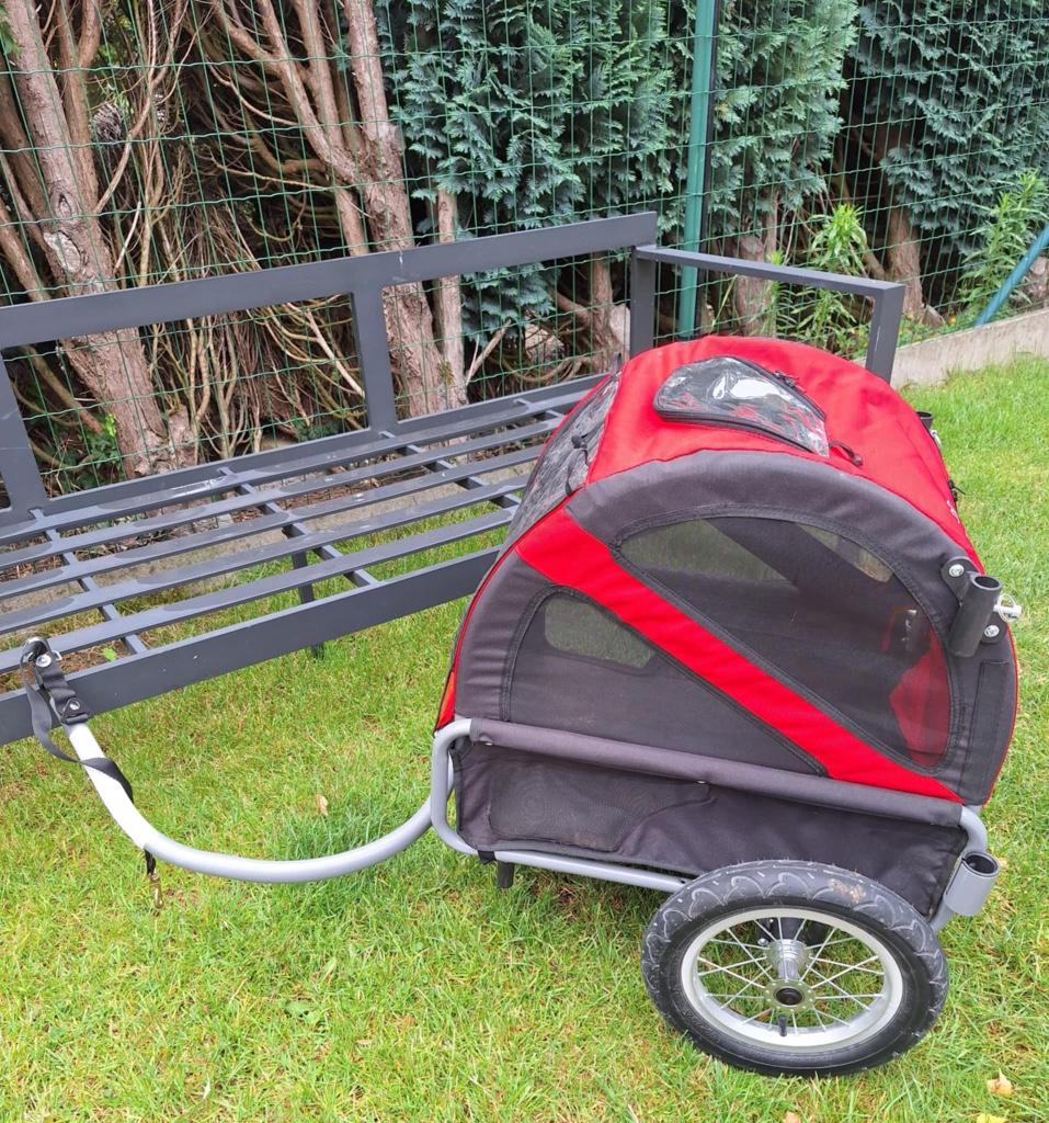 Hondekar, Fietsen en Brommers, Fietsaccessoires | Aanhangwagens en Karren, Ophalen, Opvouwbaar, Doggyride mini, 20 tot 40 kg