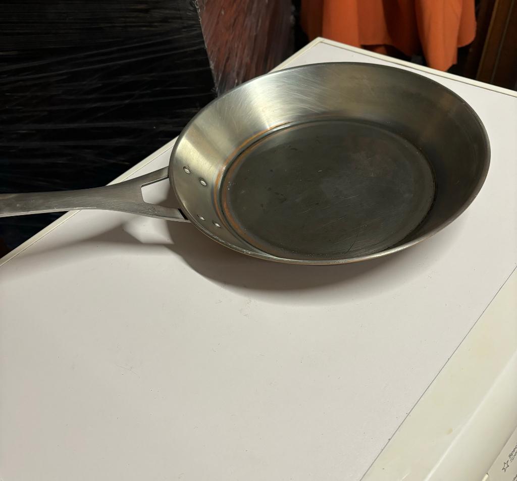 Poêle en cuivre, Maison & Meubles, Cuisine | Casseroles & Poêles, Enlèvement, Utilisé, Inox