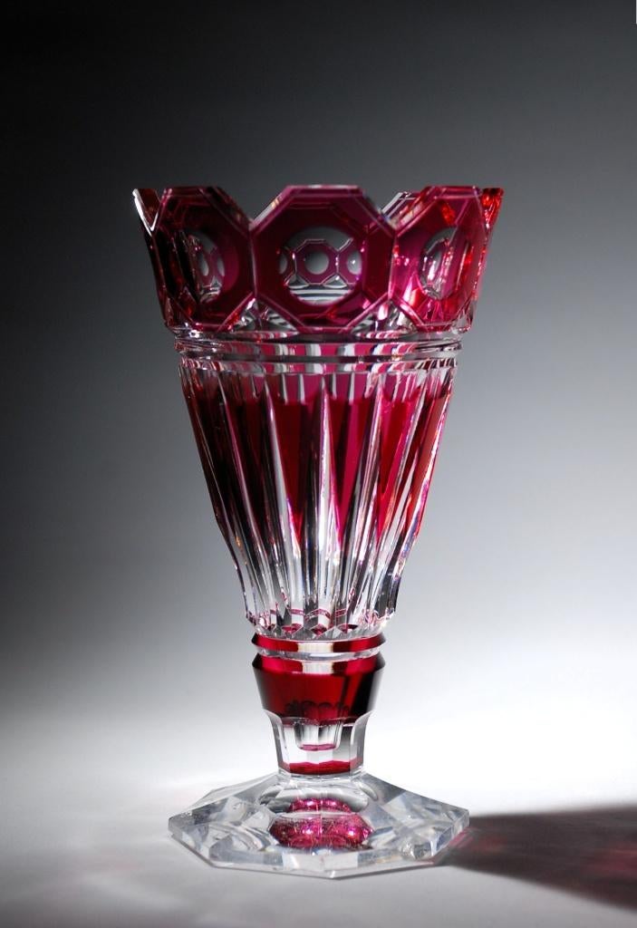 VAL SAINT LAMBERT - VASE VIANDEN - VSL, Antiquités & Art, Enlèvement ou Envoi