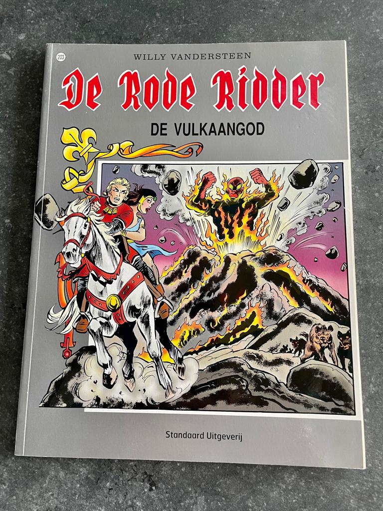 De rode ridder | 203. De vulkaangod, Gelezen, Karel Biddeloo, Verzenden, Eén stripboek