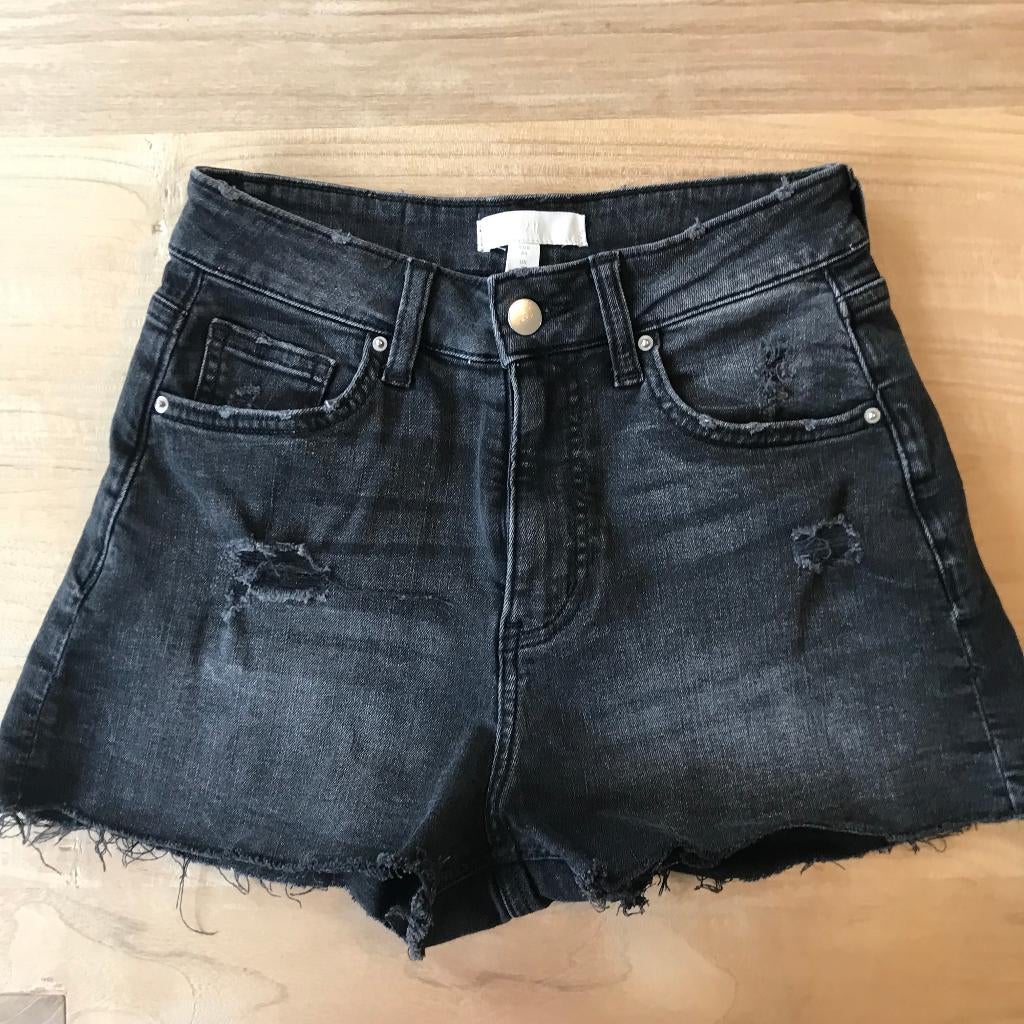 Short Jeans H&M, Enlèvement, Comme neuf, Noir