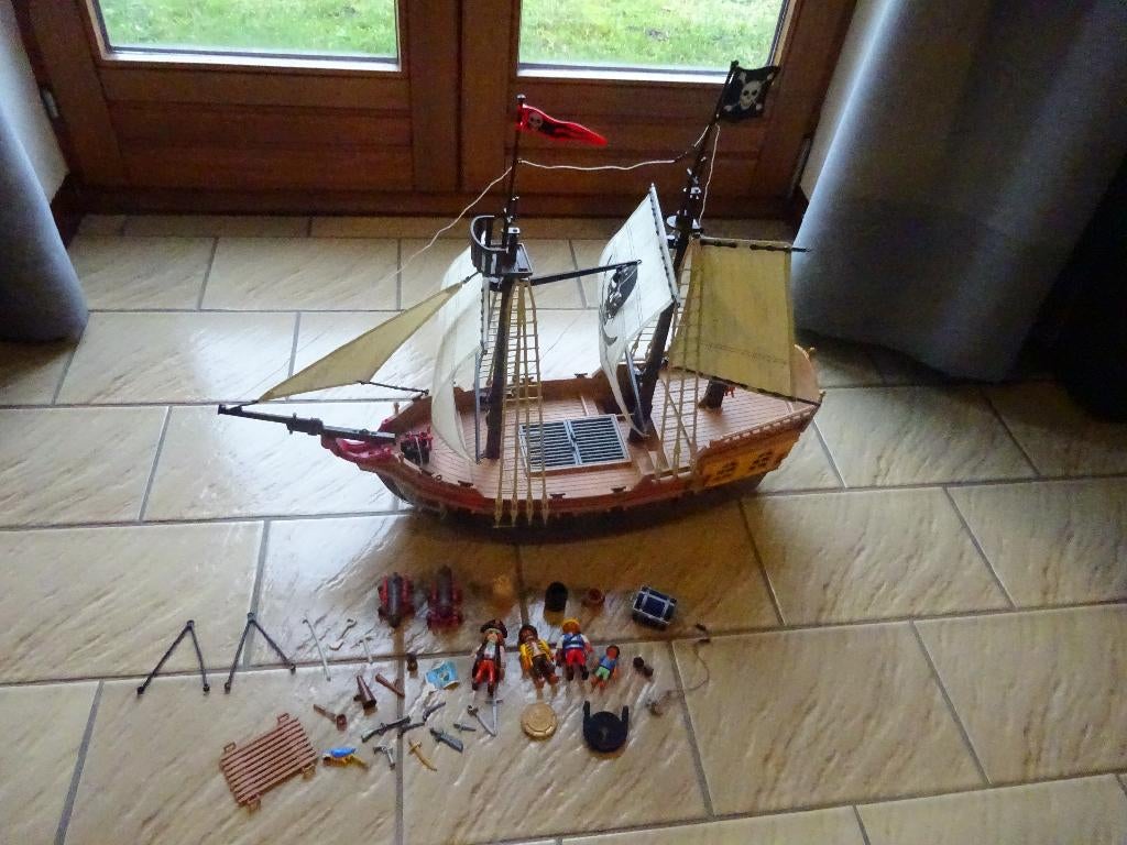 Bateau pirate Playmobil, Enlèvement ou Envoi, Comme neuf, Ensemble complet