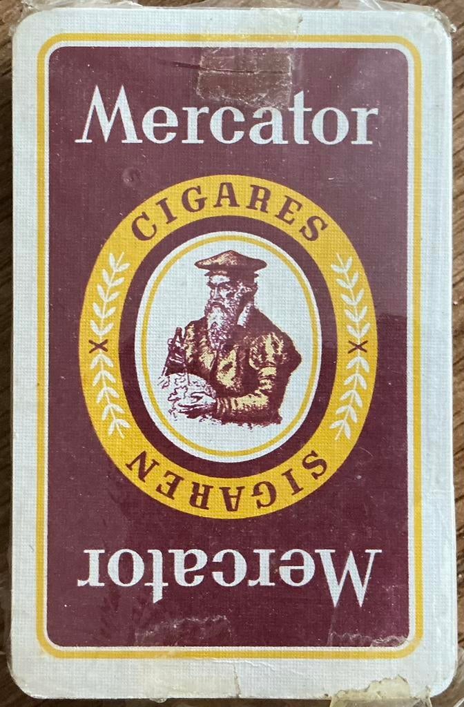 Ancien jeu de cartes VANDER ELST/MERCATOR CIGARS, Enlèvement ou Envoi, Comme neuf, Carte(s) à jouer