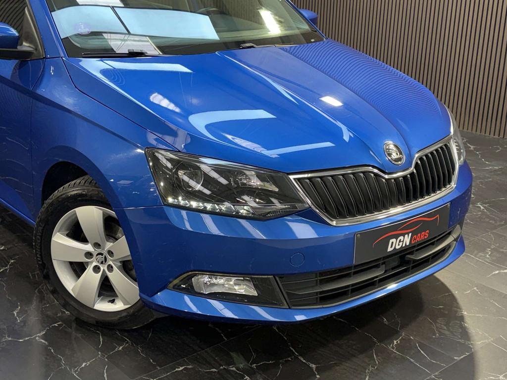 Skoda Fabia Fabia SW 1.2 TSI Style (bj 2015), Auto's, Stof, Gebruikt, Blauw, Bedrijf