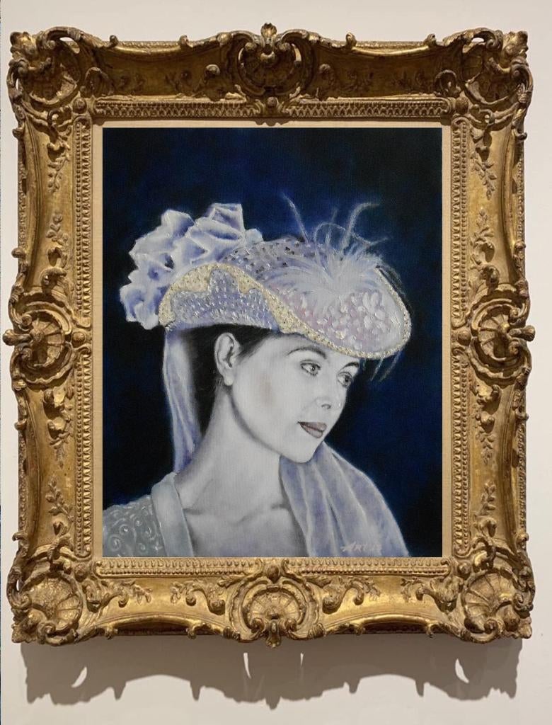 "Portret van een aristocratische dame" Schilderij, Antiek en Kunst, Verzenden