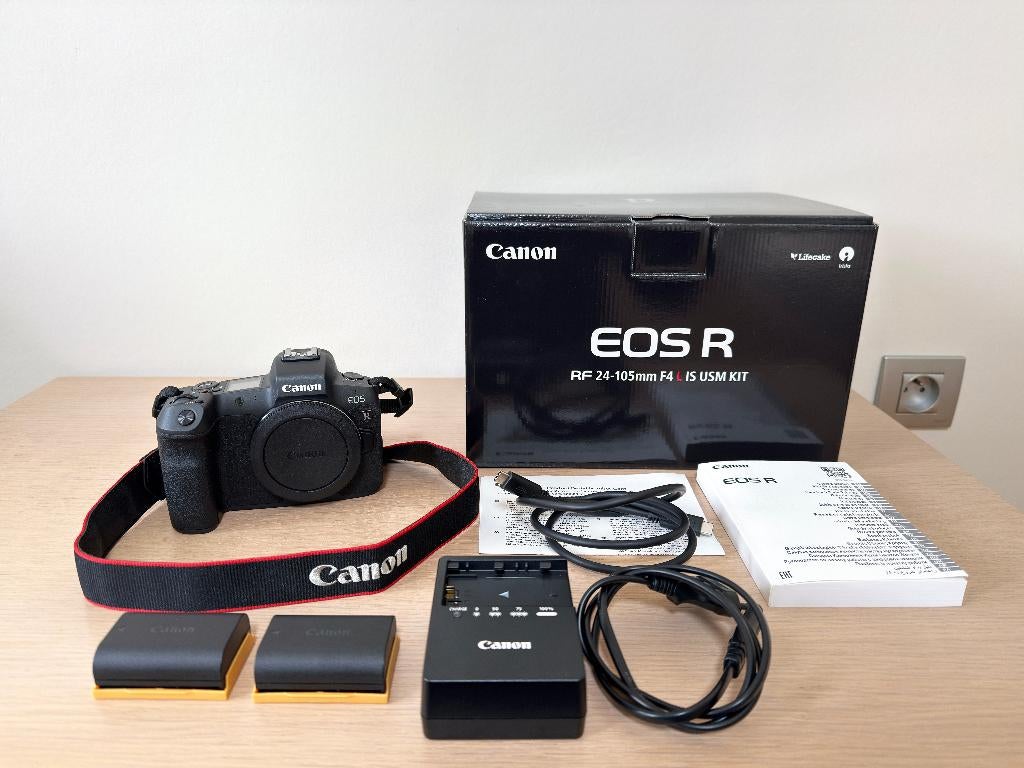 Canon EOS R camera inclusief toebehoren. NIEUW < 1000 clicks, Audio, Tv en Foto, Fotocamera's Digitaal, 30 Megapixel, Spiegelreflex