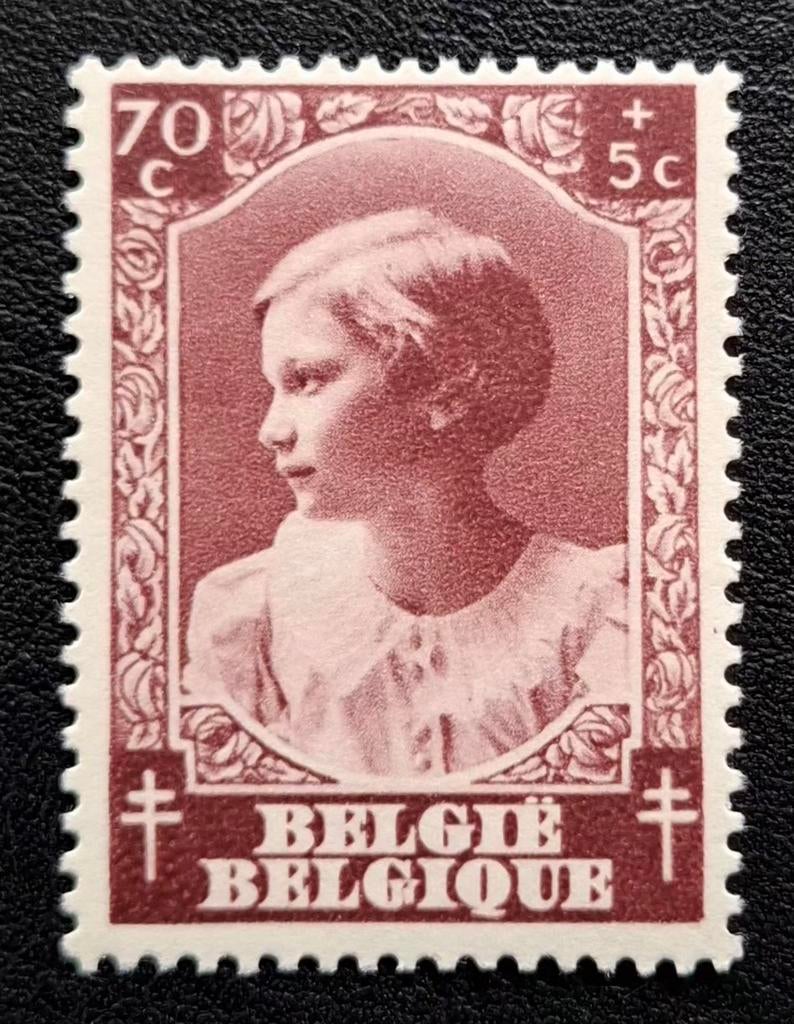 Belgique : COB 462-V1 ** Antituberculeux 1937., Sans timbre, Neuf, Enlèvement ou Envoi, Non oblitéré