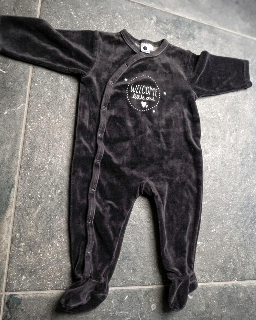 Baby zachte pyjama zwart 68, Ophalen of Verzenden, Nieuw, Jongetje of Meisje, Nacht- of Onderkleding