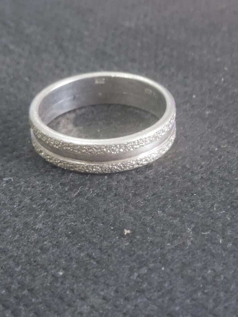 Zilver Ring, Handtassen en Accessoires, Ringen, Ophalen of Verzenden, Zilver, Zilver