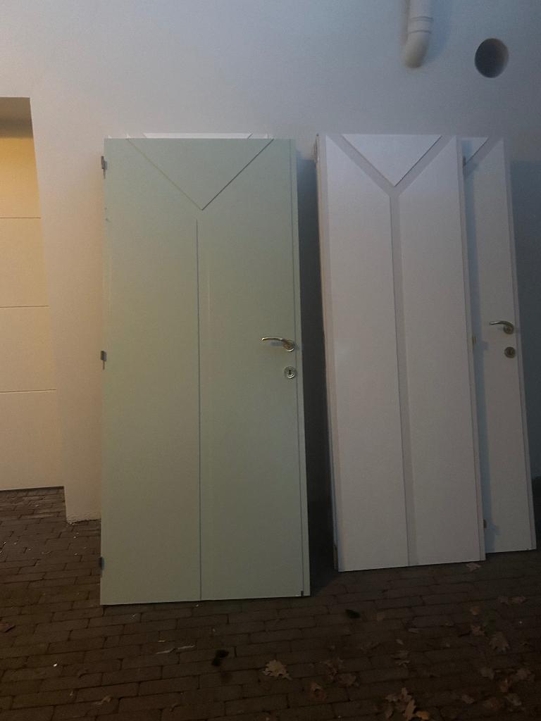 portes avec serrure et loquet sans cadre GRATUIT, Bricolage & Construction, Porte intérieure, Enlèvement, Bois, 200 à 215 cm