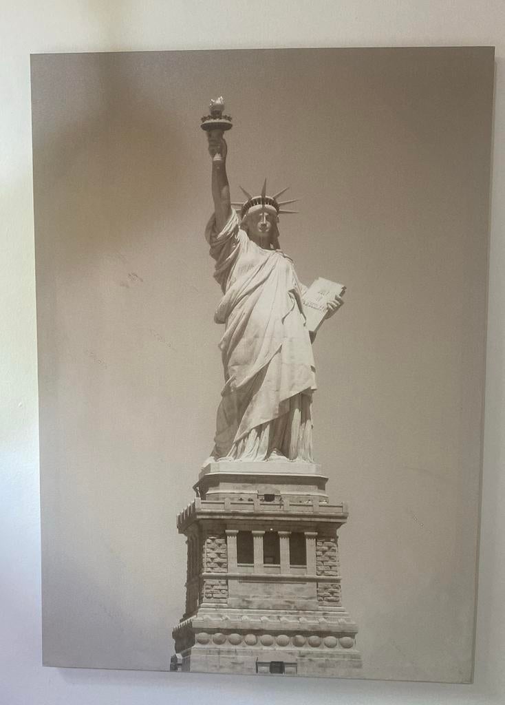 Tableau Statue de la liberte grise, Antiquités & Art, Art | Peinture | Moderne, Enlèvement