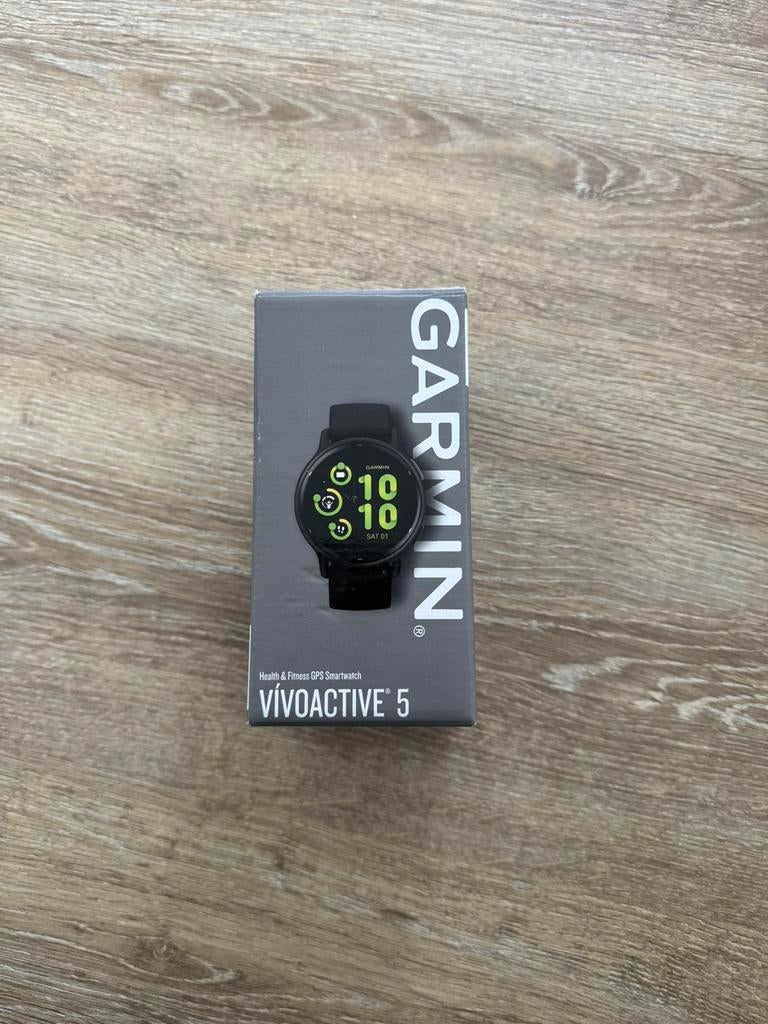 GARMIN Vivoactive 5, Zwart, Ophalen of Verzenden, Waterdicht, Android