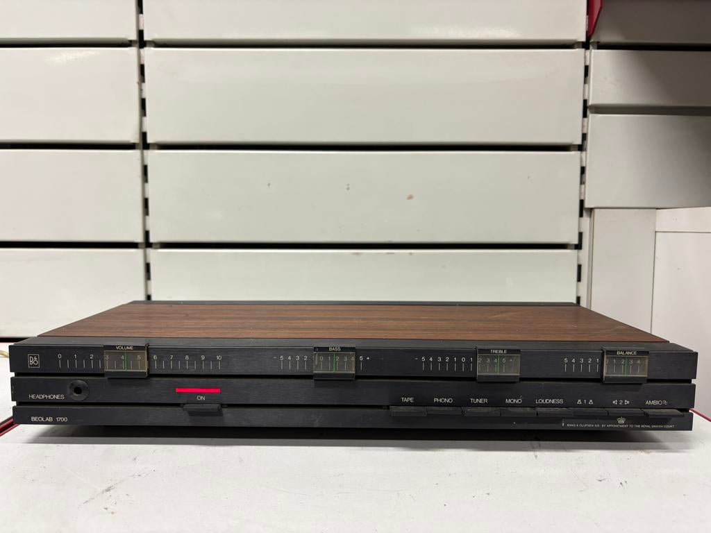 Bang & Olufsen Beolab 1700 Vintage versterker, Audio, Tv en Foto, Stereoketens, Ophalen of Verzenden, Gebruikt, Bang & Olufsen