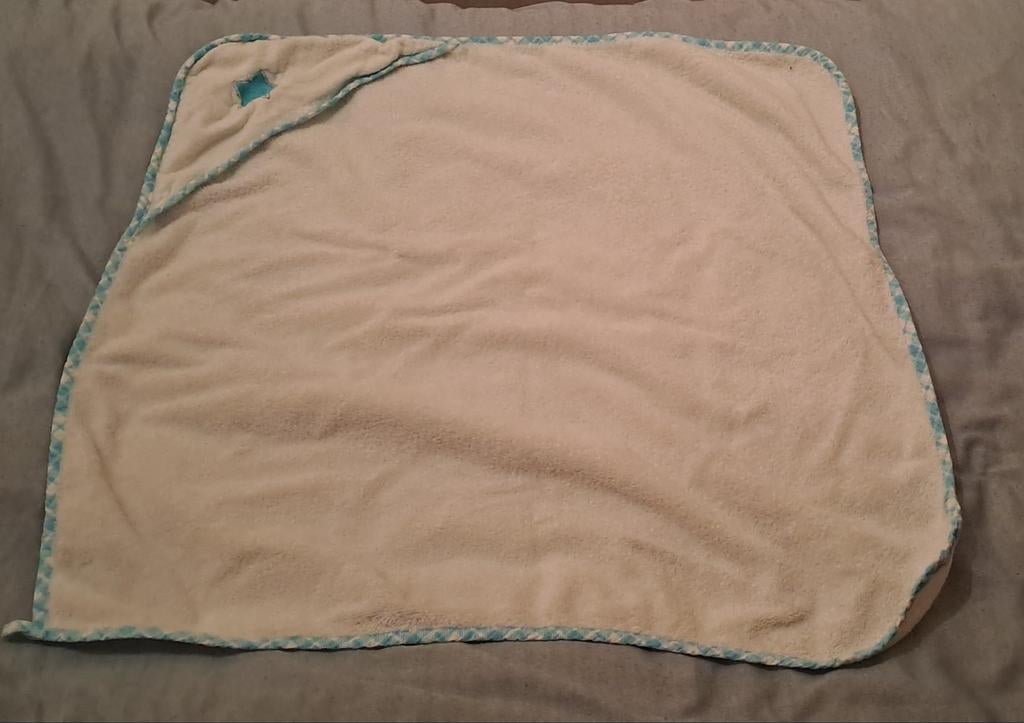 《 Badcape/ handdoek ( 62cm/62cm), Kinderen en Baby's, Ophalen of Verzenden, Zo goed als nieuw, Overige typen