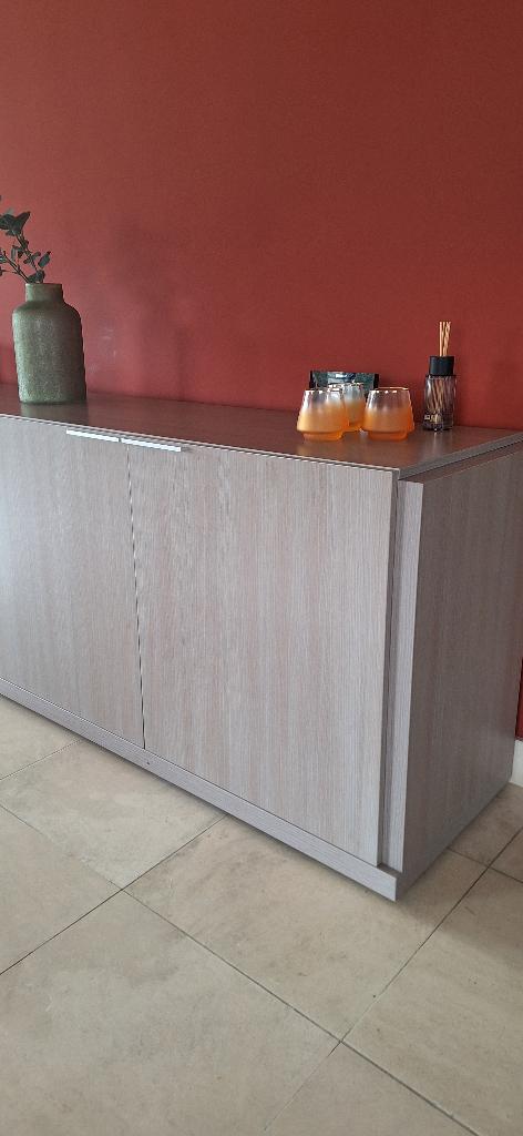 dressoir, tafel, stoelen, Huis en Inrichting, Ophalen, Gebruikt, 100 tot 150 cm, 200 cm of meer