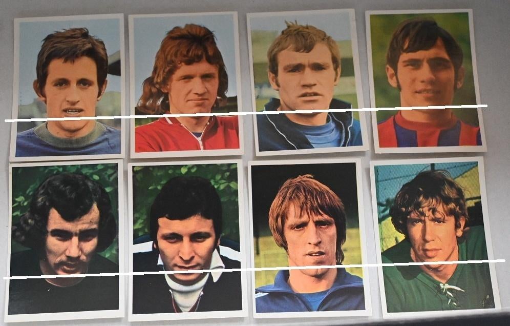 Vanderhout / 73 / 74 / STVV Sint Truiden / 8 stuks, Verzamelen, Sportartikelen en Voetbal, Verzenden, Zo goed als nieuw, Spelerskaart